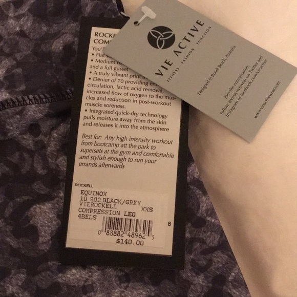 Vie Active full length legging. XXS. NWT. - Picture 2 of 4